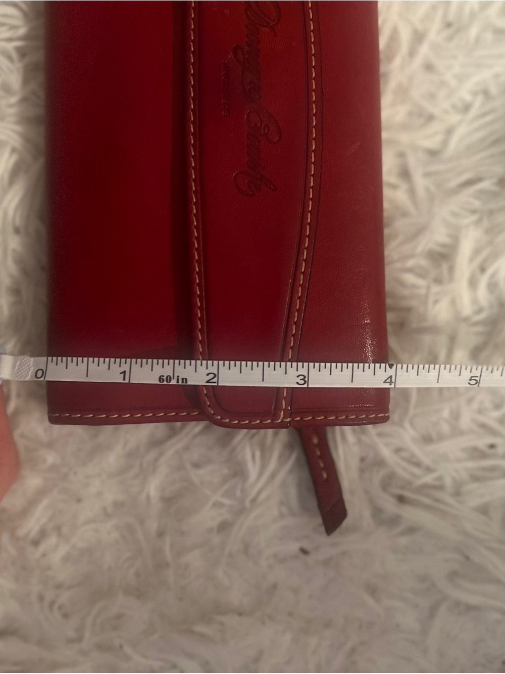 Dooney & Bourke Red Leather Wallet - Picture 11 of 17